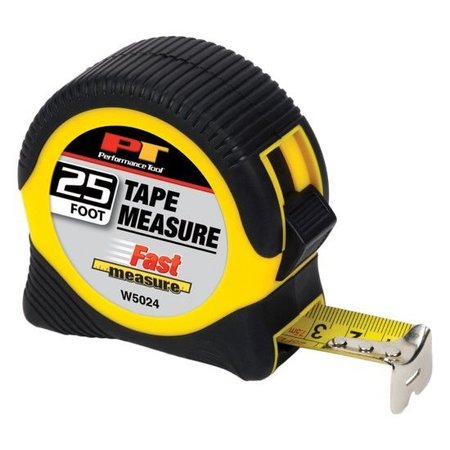 PERFORMANCE TOOL 25 Ft. X 1 In Tape Measurer W5024